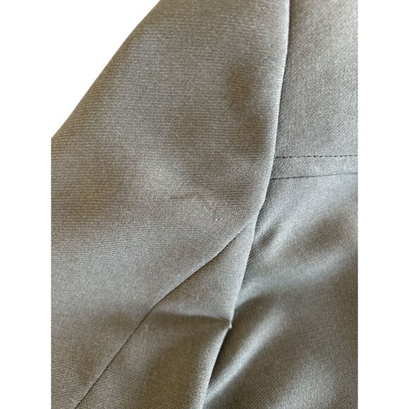 VTG London Fog Mens Coat Faux Fur Collar Beige Size 46 Regular Mid-Length READ - Picture 7 of 12